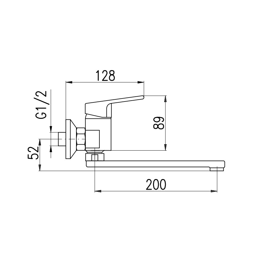 RAV Slezák COLORADO CO101.5/23Z - baterie pentru lavoar, aurie lucioasă