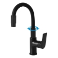 RAV Slezák COLORADO CO119.0/16 - baterie pentru chiuvetă cu braț flexibil și pulverizator, 25 cm, negru