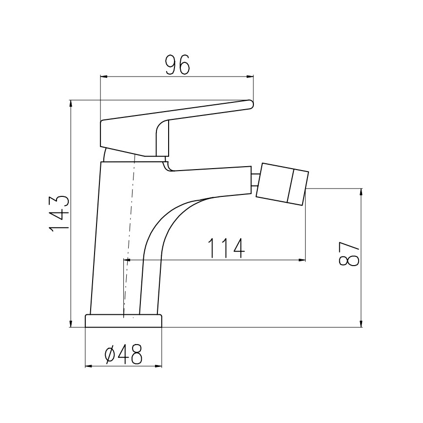 RAV Slezák CO145.0KCMATZ - baterie pentru bideu + evacuare COLORADO 14,3 cm negru/auriu
