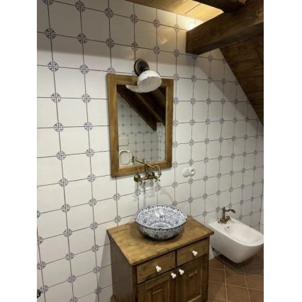 RAV Slezák MK102.5/28SM - Baterie pentru chiuvetă/lavoar Morava Retro 16,8 cm alamă antichizată
