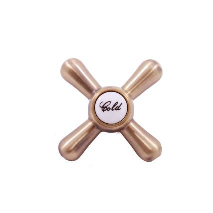 RAV Slezák MK181.5/3SM - Set de duș cu baterie MORAVA RETRO, alamă antichizată