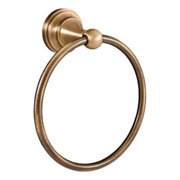 RAV Slezák MKA0104SM - Suport de perete pentru prosoape MORAVA RETRO, finisaj alămă antichizată