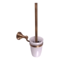 RAV Slezák MKA0500SM - Perie WC de perete MORAVA RETRO, alamă antichizată