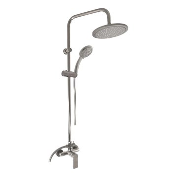 RAV Slezák NL182.5/7MGL - Set de duș cu baterie, finisaj NIL gri lucios