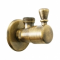 RAV Slezák RV0112SM - Ventil unghiular RETRO, alamă patinată