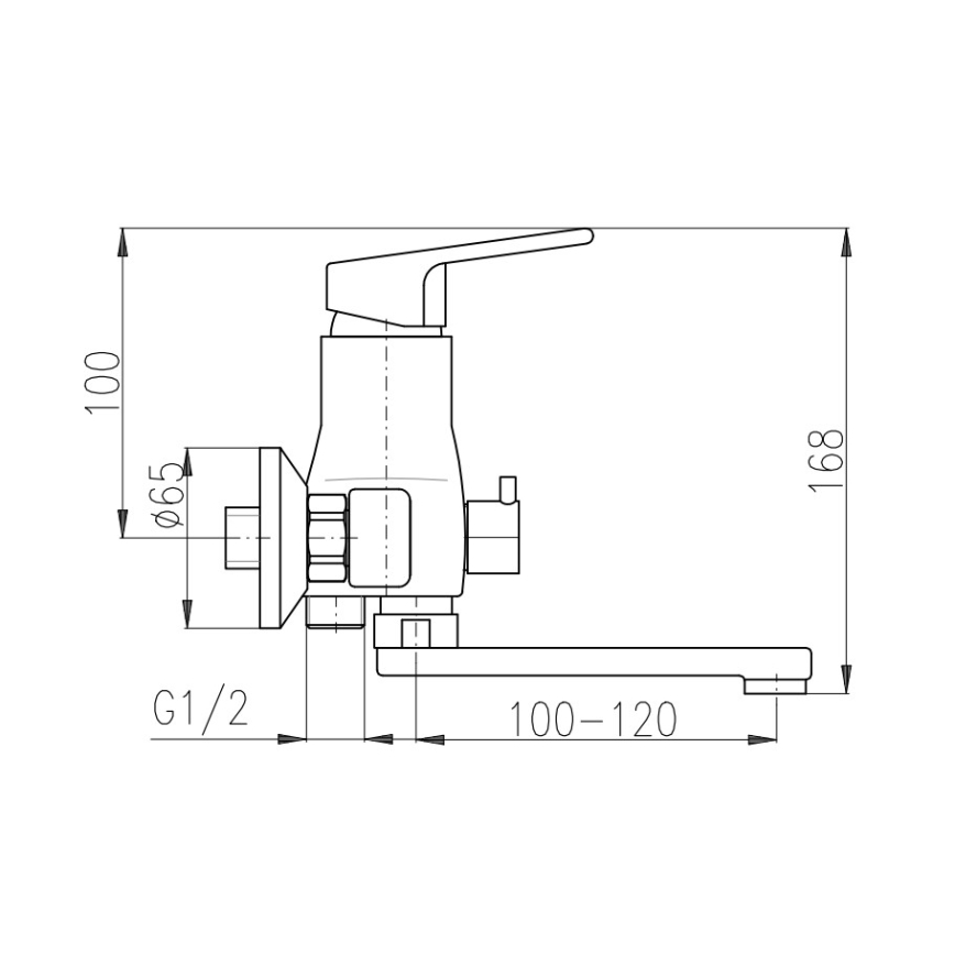 RAV Slezák SA051.5 - Baterie pentru cadă SAZAVA, crom lucios