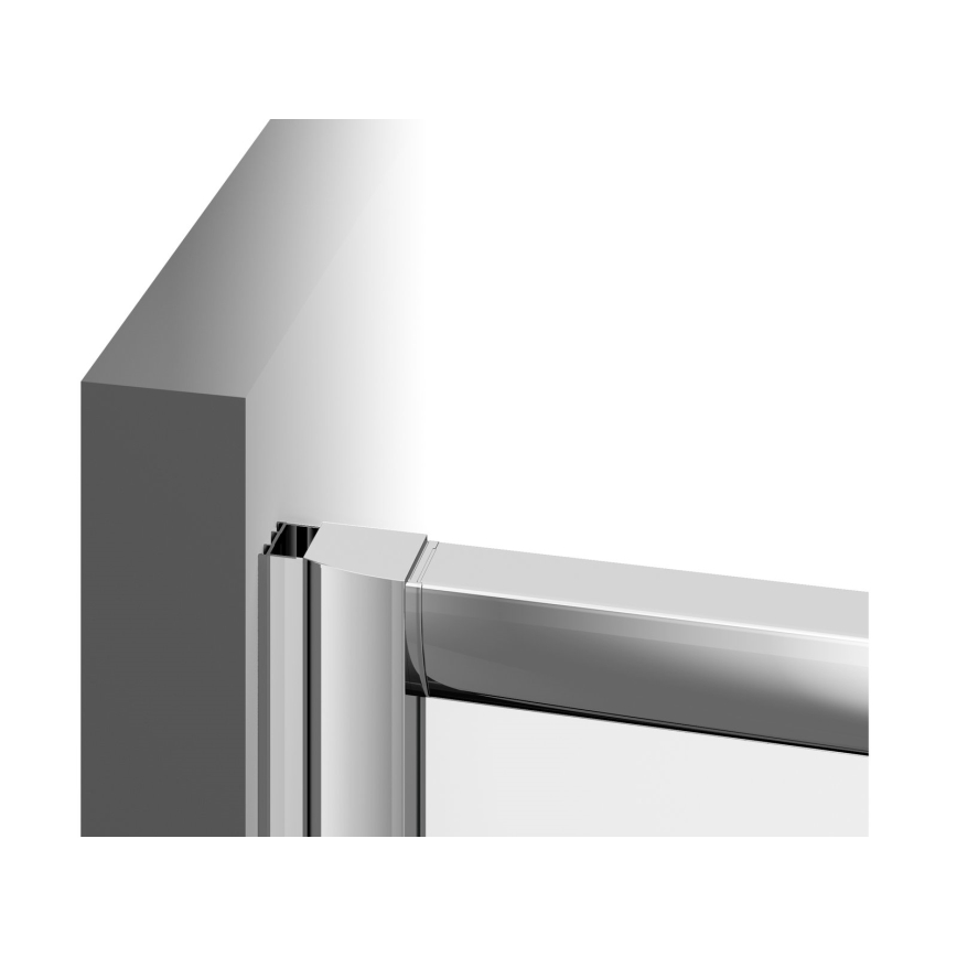 Ravak 1LV40100ZG - Cabină de duș unghiulară BLIX, din 4 piese, 80x80 cm, albă