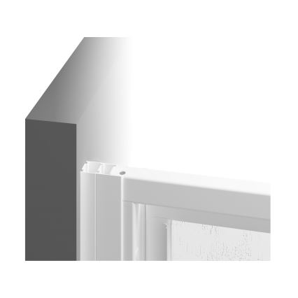 Ravak 3114O302Z1 - Cabină de duș în formă de sfert de cerc, cu 4 elemente SUPERNOVA 80x80 cm, neagră