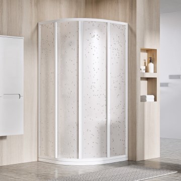 Ravak 3117O10211 - Cabină de duș cvadrant SUPERNOVA, cu 4 elemente, 90x90 cm, albă