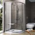 Ravak 37677U00Z1 - Cabină de duș cvadrant, 3 elemente, PIVOT, 90x90 cm, satinată