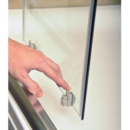 Ravak 3B240U00ZG - Cabină de duș în formă de sfert de cerc BLIX, 4 piese, 80x80 cm, satinată