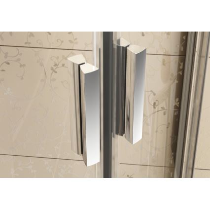 Ravak 3B270C00Z1B - Cabină de duș BLIX semirotundă, 4 elemente, 90 x 90 cm, crom lucios