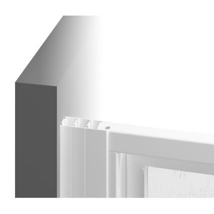 Ravak 940701R211 - Paravan de duș fix SUPERNOVA 90x198 cm, alb