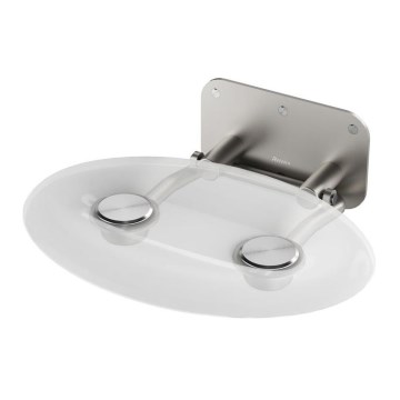 Ravak B8F0000048 - Scaun de duș rabatabil OVO, inox