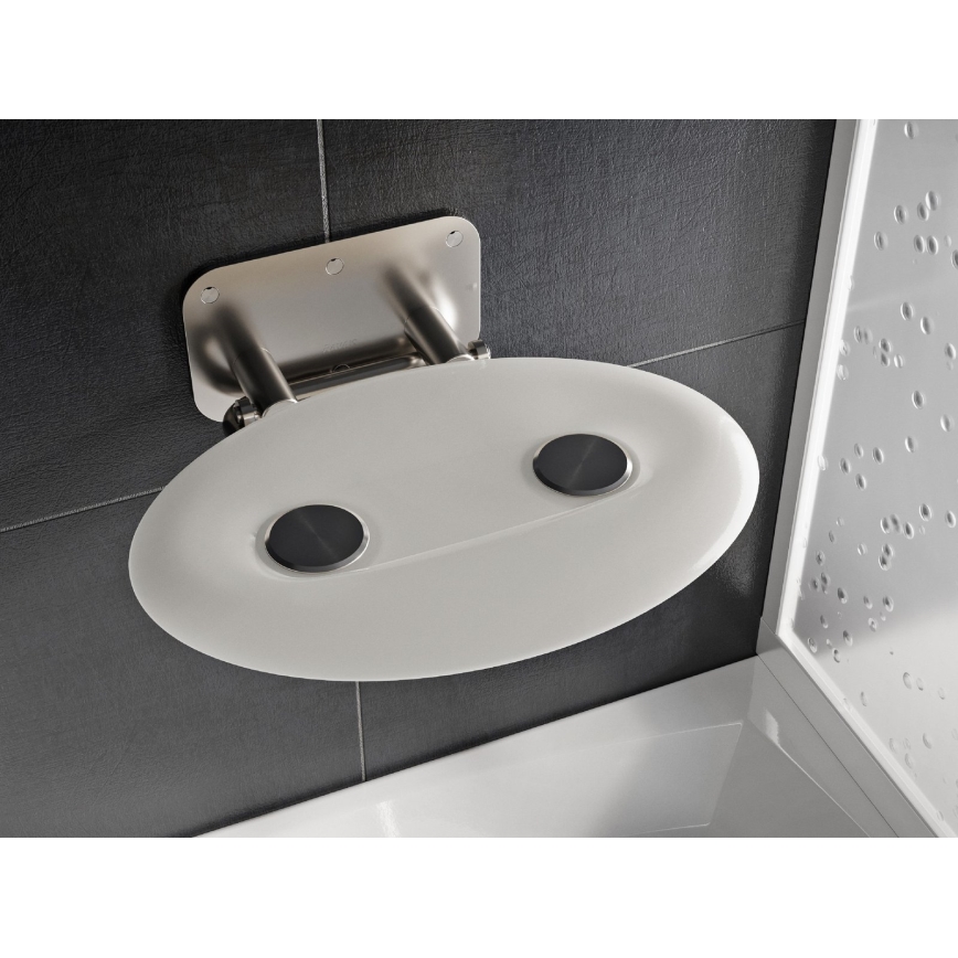 Ravak B8F0000049 - Scaun rabatabil pentru duș OVO din inox