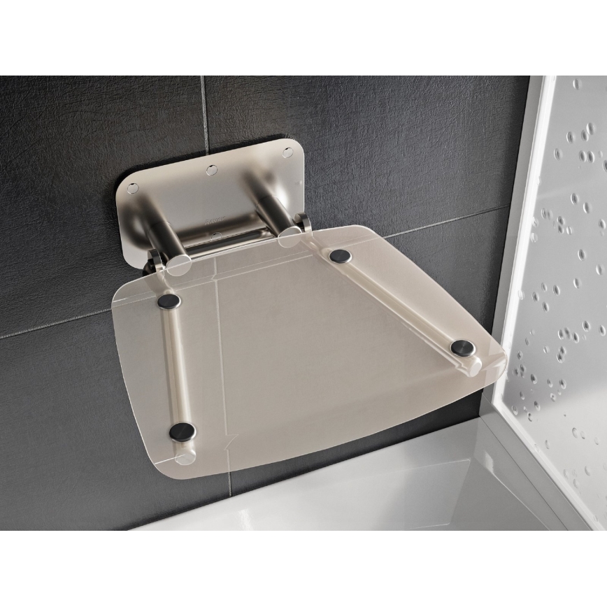 Ravak B8F0000051 - Scaun rabatabil pentru duș OVO din inox