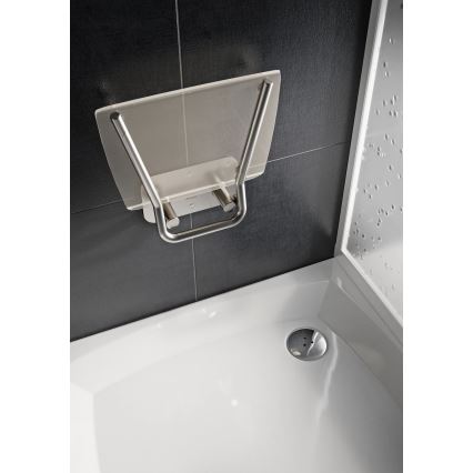 Ravak B8F0000051 - Scaun rabatabil pentru duș OVO din inox