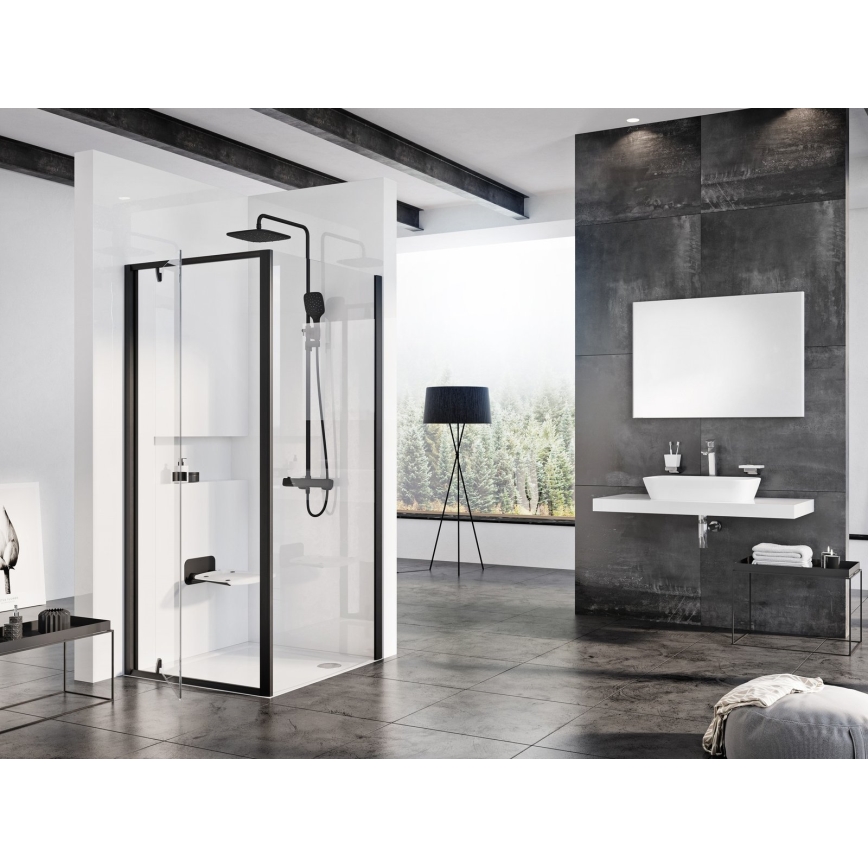 Ravak B8F0000060 - Scaun de duș pliabil OVO, negru