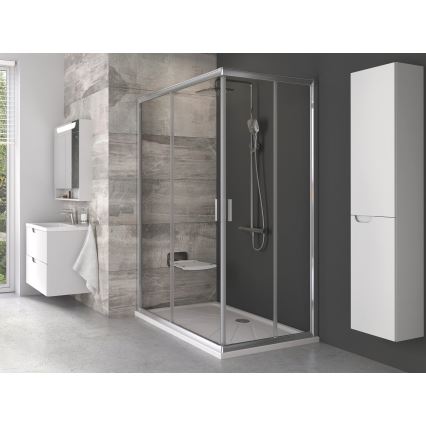 Ravak B8F0000060 - Scaun de duș pliabil OVO, negru