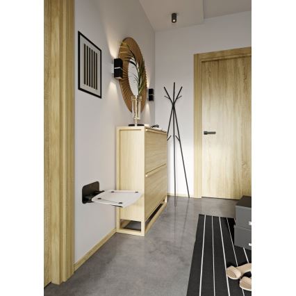 Ravak B8F0000060 - Scaun de duș pliabil OVO, negru