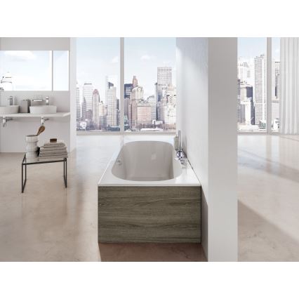 Ravak C921300000 - Cadă CITY SLIM 180x80 cm acrilică/albă