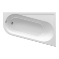 Ravak CA41000000 - Cadă de colț CHROME 170x105 cm acrilică/albă