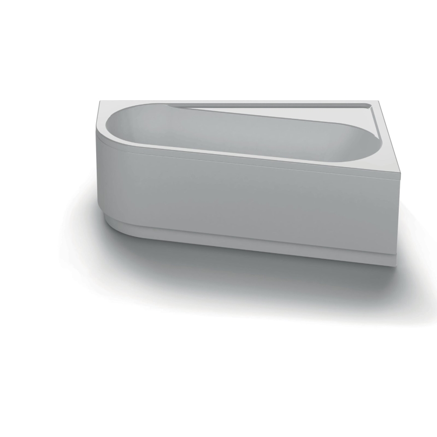 Ravak CA41000000 - Cadă de colț CHROME 170x105 cm acrilică/albă