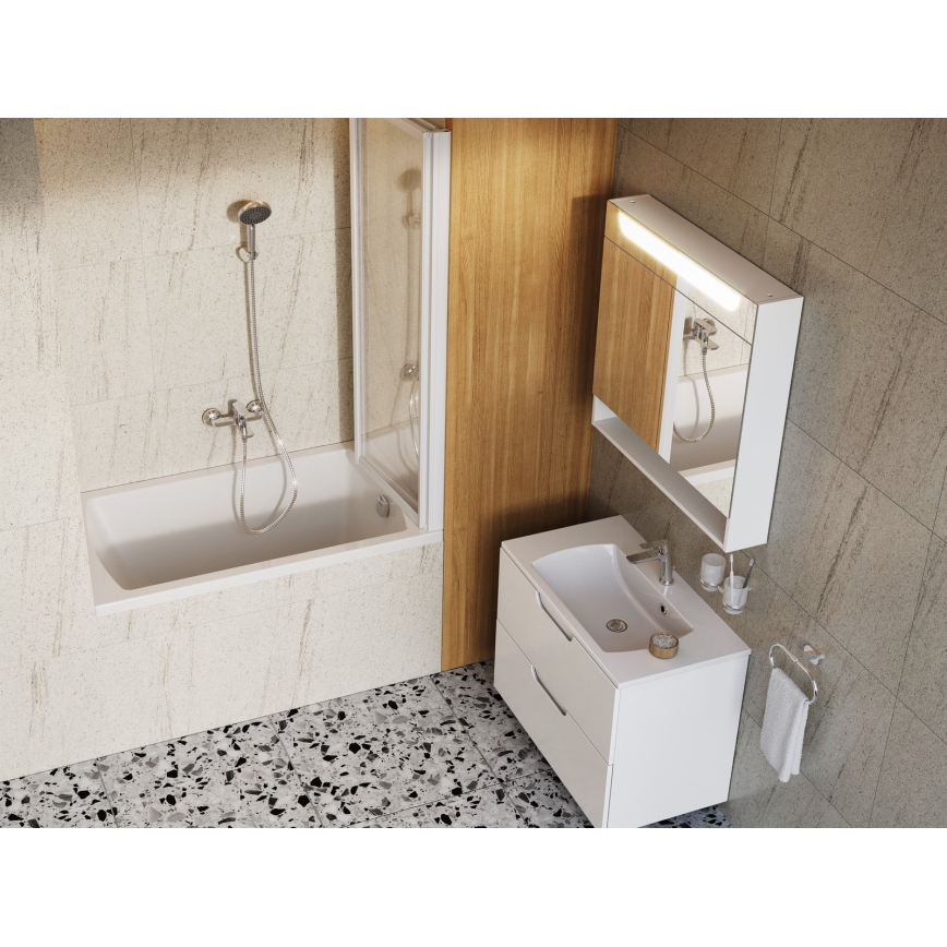 Ravak CC11000000 - Cadă Classic 120x70 cm acrilică/albă