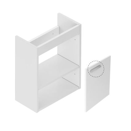 Ravak X000000538 - Dulap sub lavoar CHROME 40x50 cm, alb