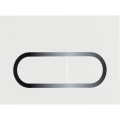 Ravak X01455 - Buton de evacuare CHROME 24,7x16,5 cm, alb