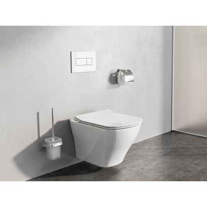 Ravak X01457 - Placă de acționare UNI 24,7 x 16,5 cm, albă