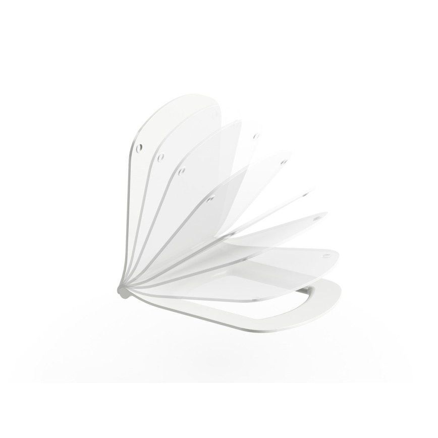 Ravak X01673 - Capac WC SoftClose CLASSIC SLIM, alb