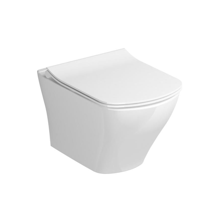 Ravak X01673 - Capac WC SoftClose CLASSIC SLIM, alb