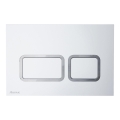 Ravak X01739 - Buton de evacuare TWIN 24,7 x 16,5 cm, alb