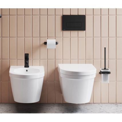 Ravak X01744 - Plăcuță de comandă UNI SLIM 24,7 x 16,5 cm, negru