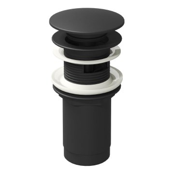 Ravak X01748 - Ventil de lavoar CLICK-CLACK, Ø 6,6 cm, negru