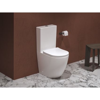 Ravak X01870 - vas WC combinat Rimless OPTIMA cu capac SoftClose, ceramică, albă