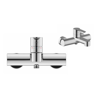 Ravak X070115 - Baterie pentru cadă PURI, crom lucios