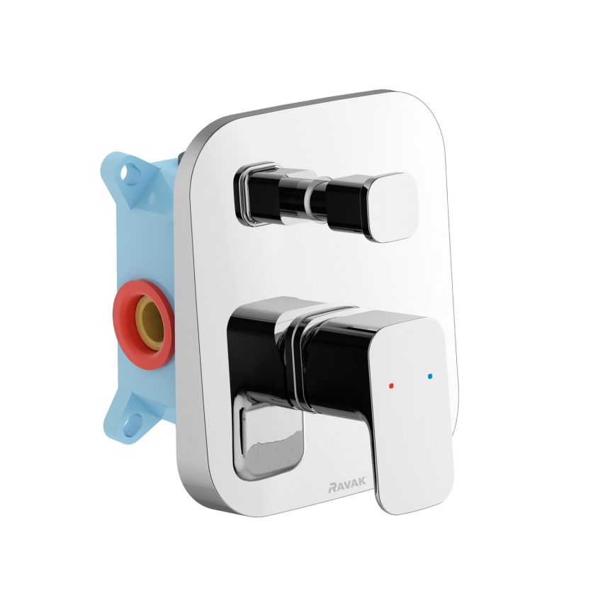 Ravak X070136 - Baterie de duș FREE pentru montaj încastrat, crom lucios