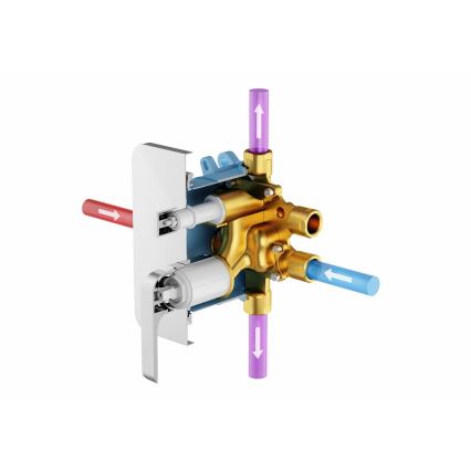 Ravak X070139 - Corp de bază R-BOX VARI pentru baterii încastrate, 13,9 x 14,6 cm