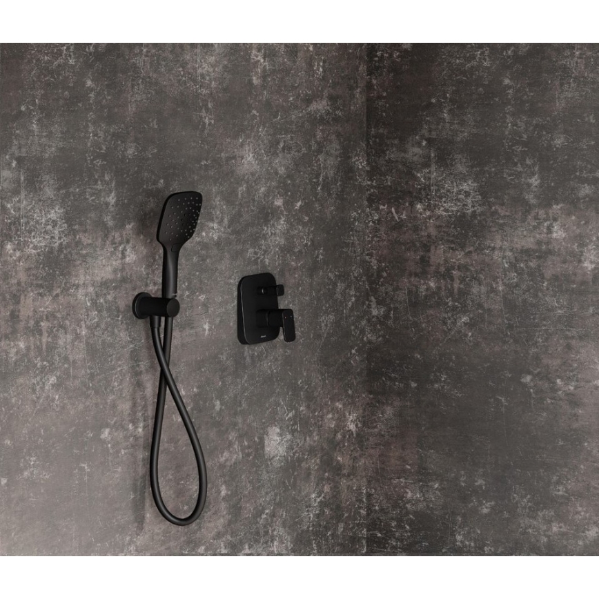 Ravak X070156 - Baterie de duș încastrată FREE, negru