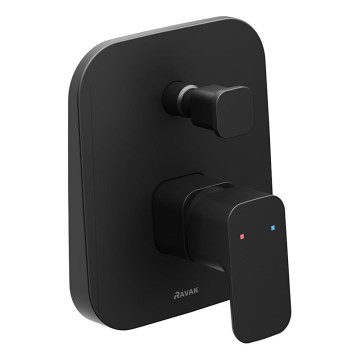 Ravak X070158 - Baterie de duș pentru montaj în perete FREE neagră
