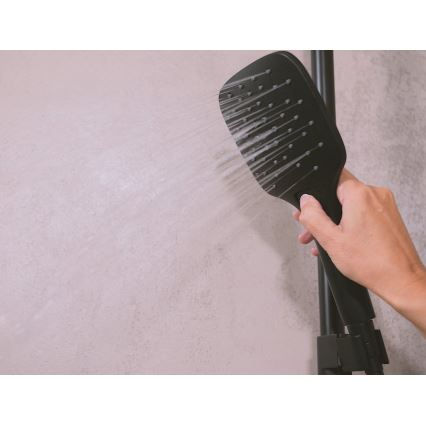 Ravak X070160 - Set de duș cu baterie termostatică FREE, negru