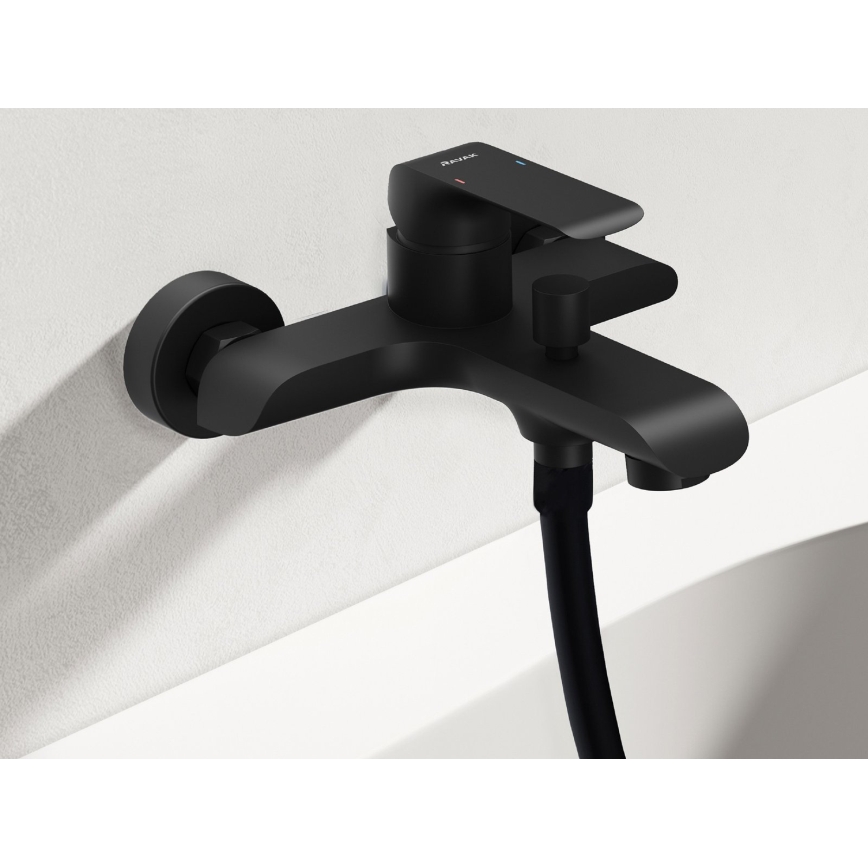 Ravak X070175 - Baterie de cadă FLAT negru mat
