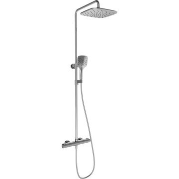 Ravak X070442 - Set de duș cu baterie termostatică FLAT, crom lucios