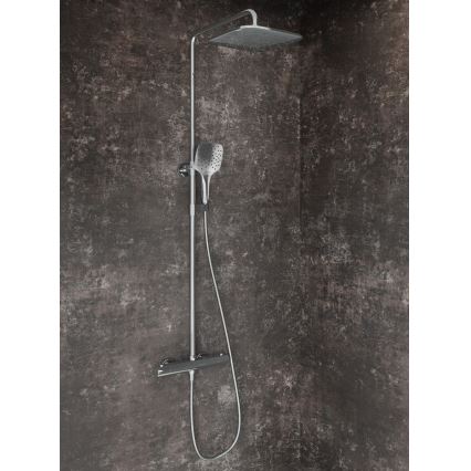 Ravak X070442 - Set de duș cu baterie termostatică FLAT, crom lucios