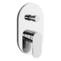 Ravak X070454 - Baterie de duș pentru instalare în perete CHROME crom lucios