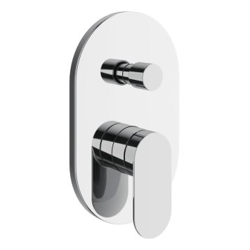 Ravak X070454 - Baterie de duș pentru instalare în perete CHROME crom lucios