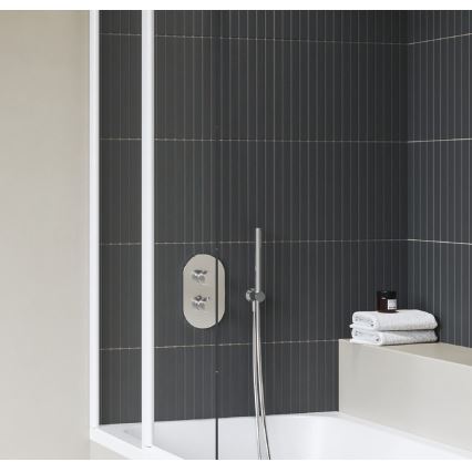 Ravak X070457 - Baterie de duș termostatică pentru montaj incastrat CHROME crom lucios