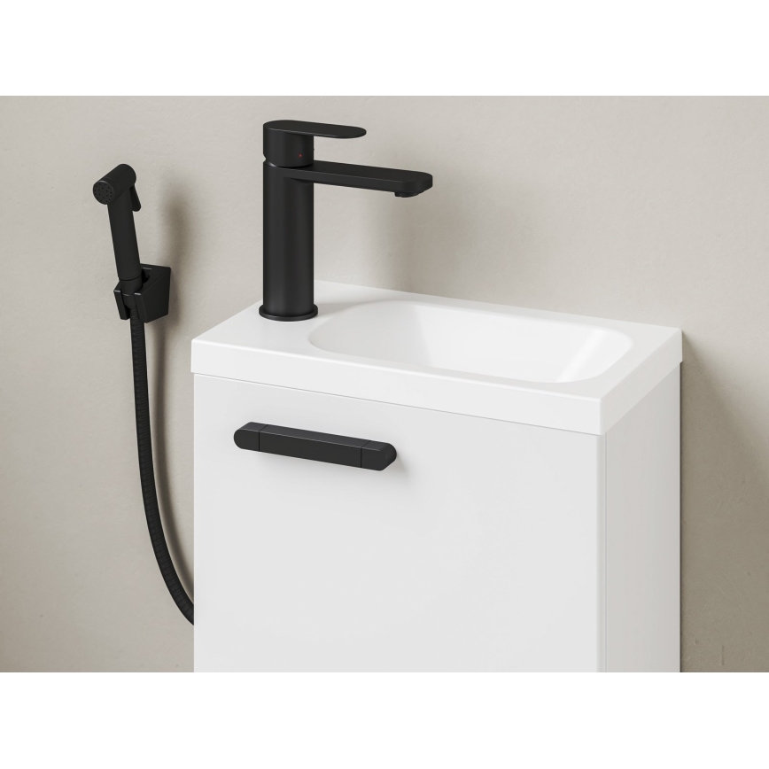 Ravak X070462 - Baterie lavoar cu duș pentru bideu CHROME neagră
